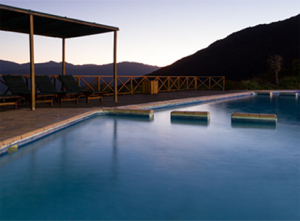 Piekenierskloof Mountain Resort pool