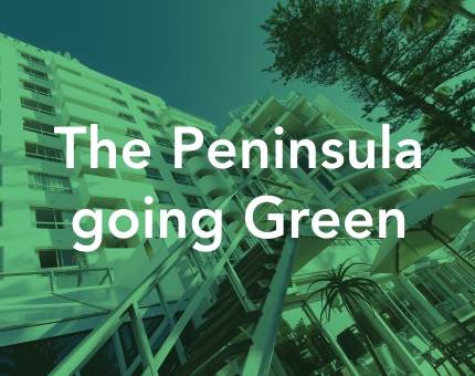 the peninsula going green
