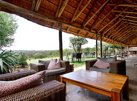 Tala Collection Game Reserve lounge area
