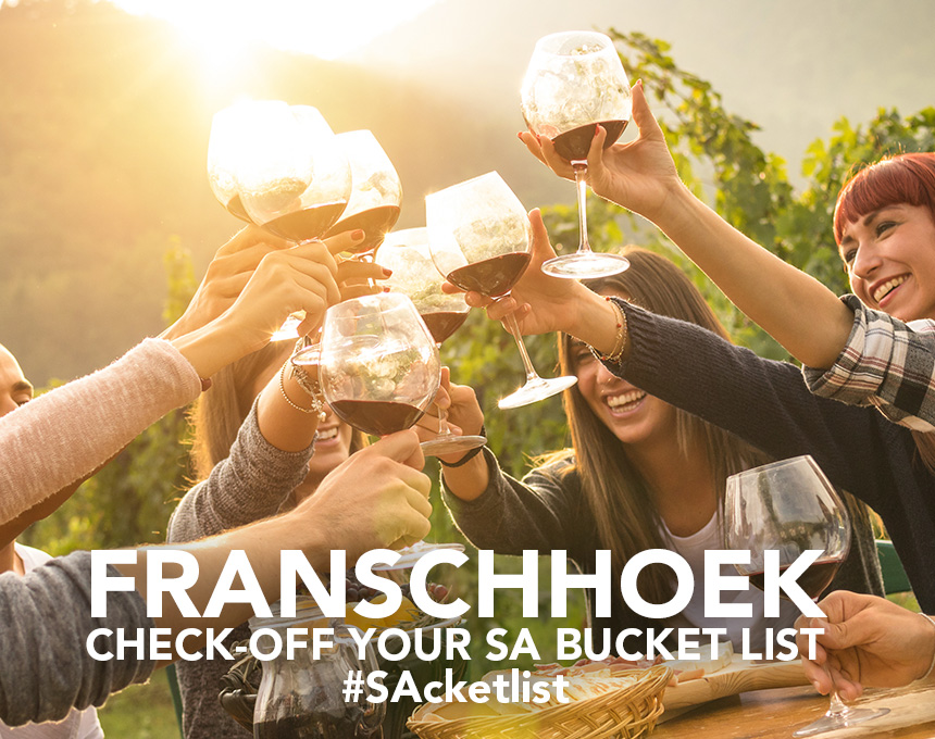 Franschhoek check-off your sa bucket list #SAcketlist