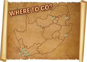 where to go south african map dream xplorers