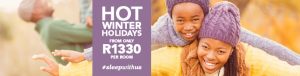 hot winter holidays from only R1330 per room #sleepwithus