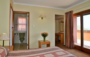 Little Switzerland Resort sleeper bedroom and bathroom
