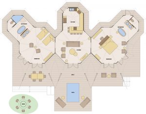 Finfoot Lake Reserve tent floor plan layout