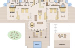 Finfoot Lake Reserve villa floor plan layout