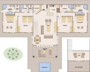 Finfoot Lake Reserve villa floor plan layout