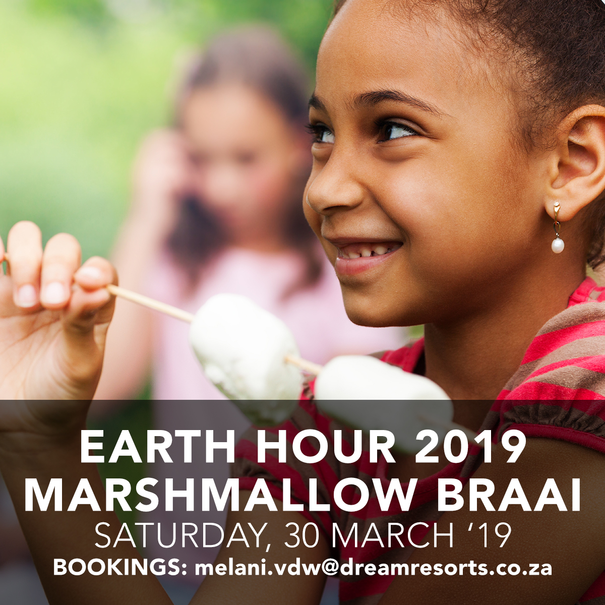earth hour 2019 marshmallow braai