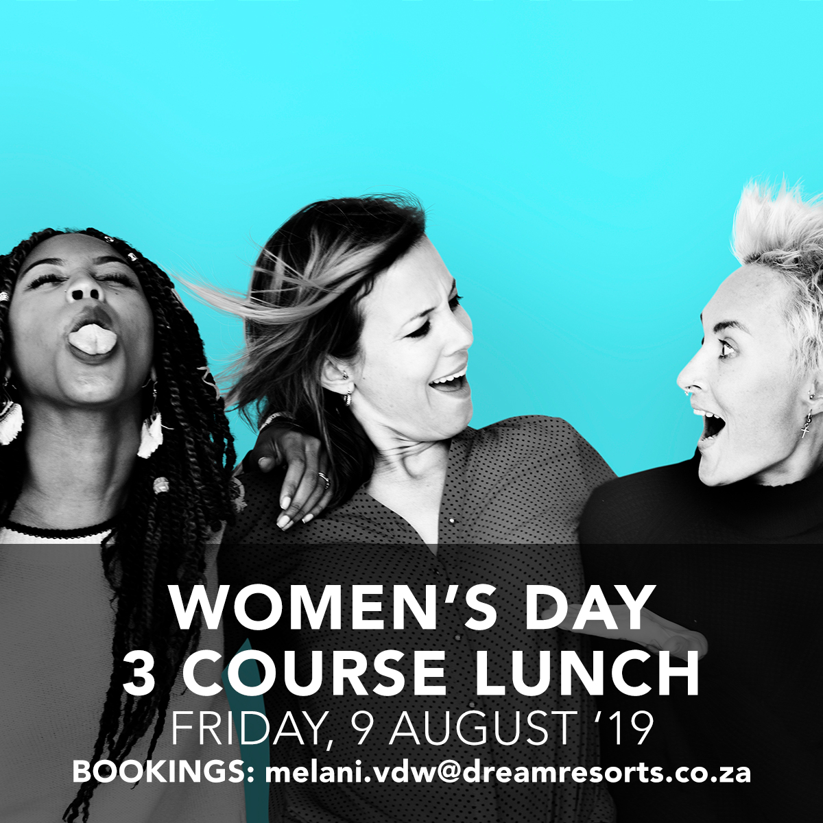 women's day 3 course lunch