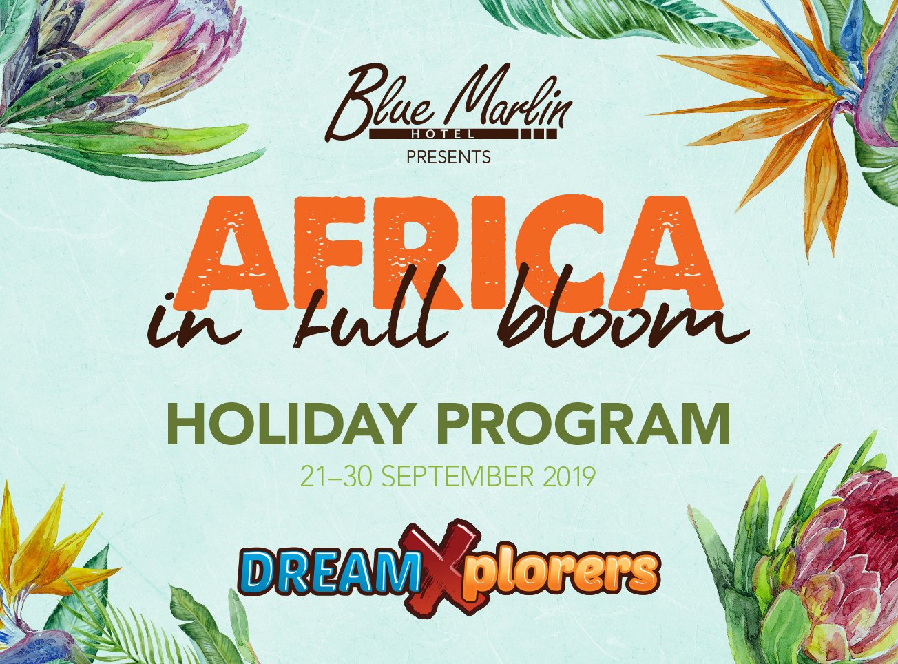 blue marlin hotel africa in full bloom