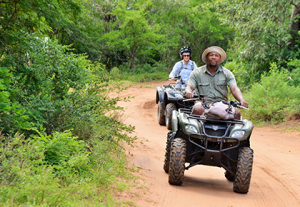 riding quad bikes