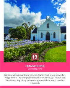 No 13 Franschhoek Western Cape