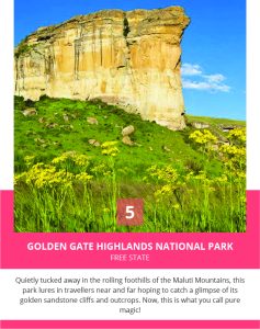 No 5 Golden Gate Highlands National Park Free State