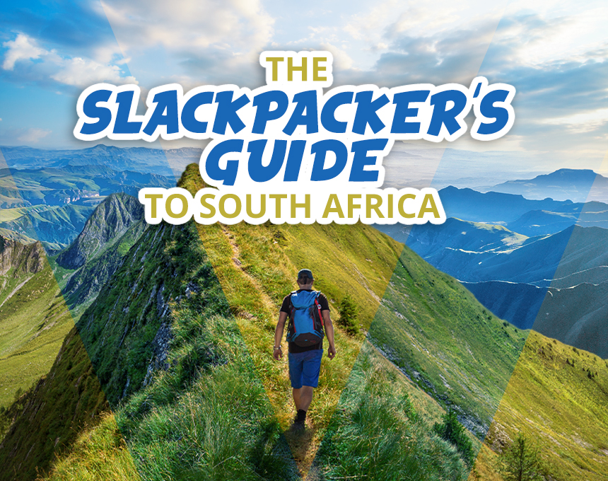 The slackpackers guide to south africa. Man hiking