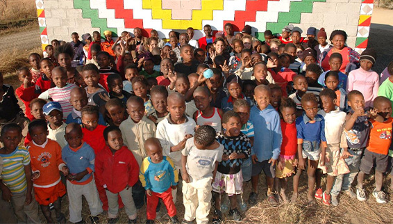 The Langkloof Orphan’s Scheme is all about unconditional love and caring for the little children whose lives have been decimated and torn apart by the scourge of the HIV epidemic.