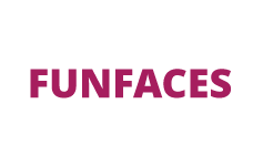 funfaces - purple text