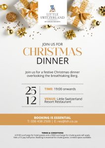 Little Switzerland Resort - Join Us For Christmas Dinner