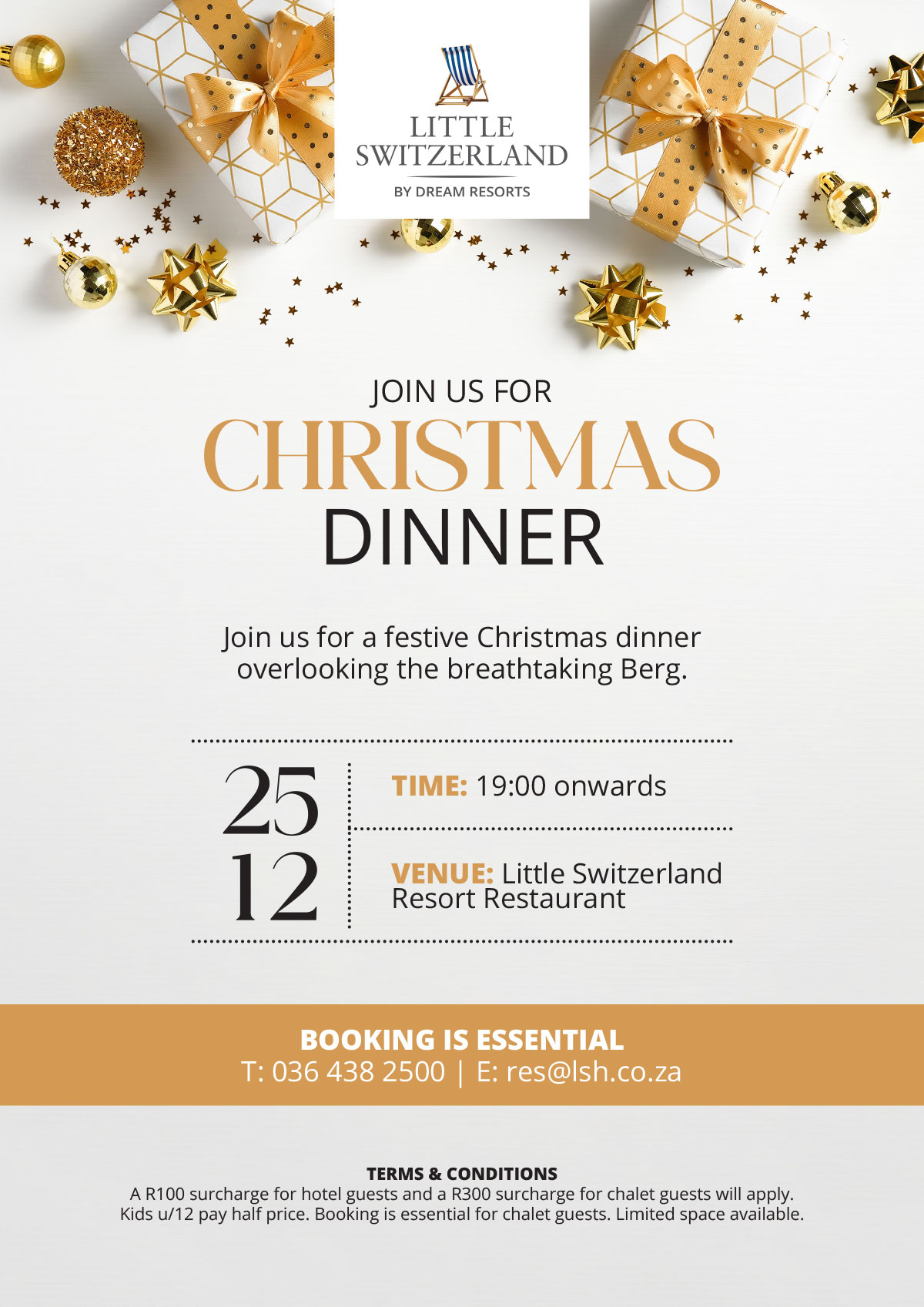 Christmas Dinner Dream Hotels & Resorts